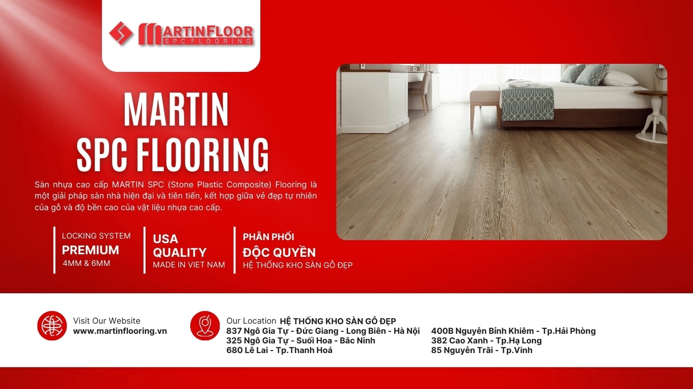 Sàn Nhựa Cao Cấp MARTIN SPC